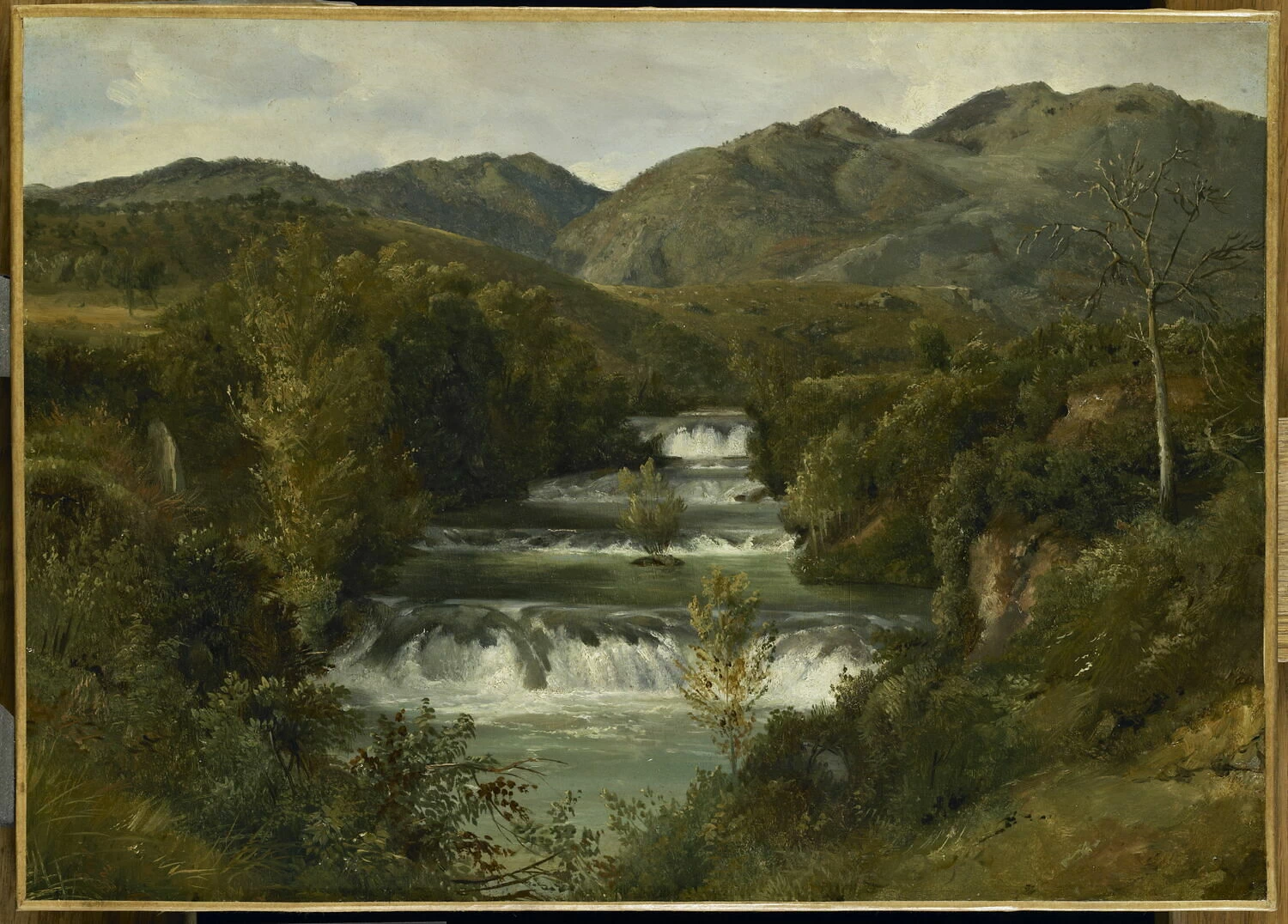 Paesaggio di montagna attraversato da un torrente - Louvre Collections